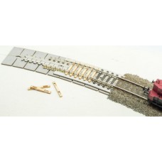 Bausatz gebogenes Gleis Holzschwellen | 90 cm Bausatz gebogenes Gleis Holzschwellen | 90 cm