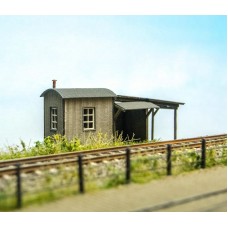 Wellblechbude ohne Vordach - Bausatz  |  SMB 1002